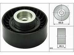 Transit / Mondeo 2.0 TDI 2000-2006 / 2.2 TD 2006-> Паразитный ролик ремня генератора (65mmx26mm) (гладкий)