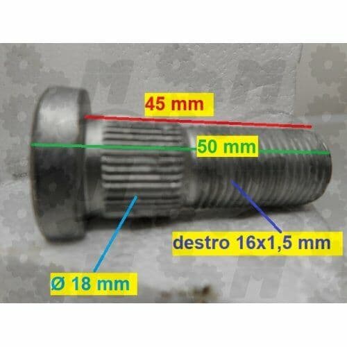 Шпилька передняя Transit T-15 1991-2000 RH / LH