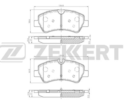 Колодки тормозные зеккерт. Zekkert BS-1680. Zekkert тормозные колодки. Колодки задние зеккерт БС 2838. BS-1967