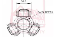 Трехшип Focus II / CMAX 2003->  (24 шл. d=35.5mm) (1S4W 3W007 AA)