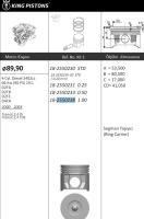 Transit 2.4 TDI V-184 2000-2006 +1,0  без охлаждения (камера 40мм)