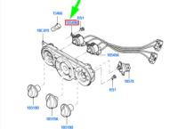 Переключатель заслонок печки CONNECT / FOCUS (черный)